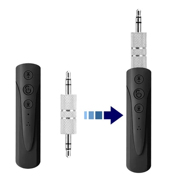 

Handsfree Bluetooth Adapter For Headphone AUX Receptor USB Car Bluetooth Audio Receiver Handsfree 3.5mm With Microphone