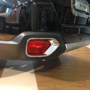 

car auto sedan cover styling For Subaru Outback 2014 2015 2016 2017 ABS chrome rear tail fog lamp light sticker accessories trim