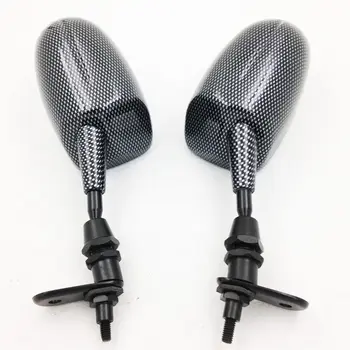 

Motorcycle Side Rearview Mini Racing Mirrors Custom For Honda CBR 600 F1/F2/F3 F4/F4i 600RR 900RR 929RR 954RR 1000RR RC51 Carbon