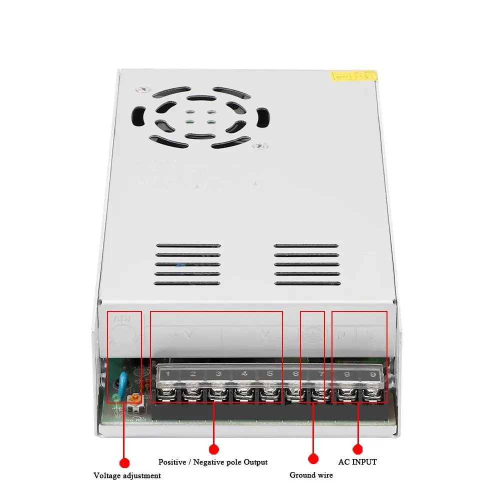 DC 24V 20A 480W импульсный источник питания низковольтный светодиодный трансформатор