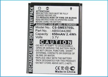 

Cameron Sino 650mAh Battery AB503442BE, AB503442BU for Samsung SGH-B110, SGH-E570, SGH-E578, SGH-J700, SGH-J700i, SGH-J700v,J708