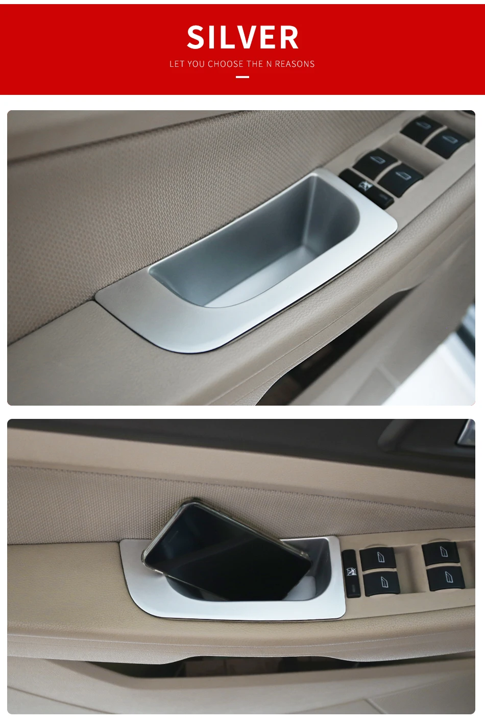 2 шт./компл. автомобиль ABS подлокотник-органайзер дверь ящик для хранения коробки с ручками чехол для Ford Focus 2 MK2 2005-2011 аксессуары