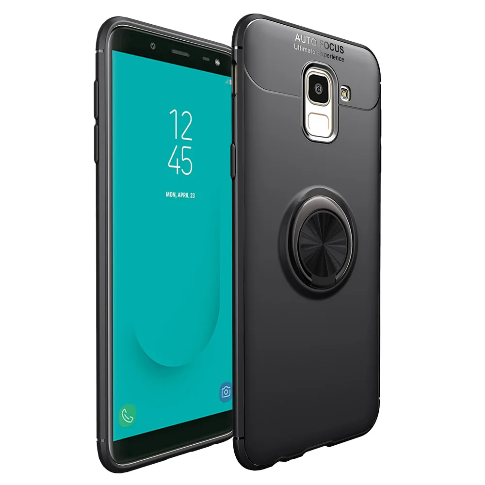 Для Samsung Galaxy J6 2018 чехол для телефона мягкий силиконовый TPU роскошный Магнитный