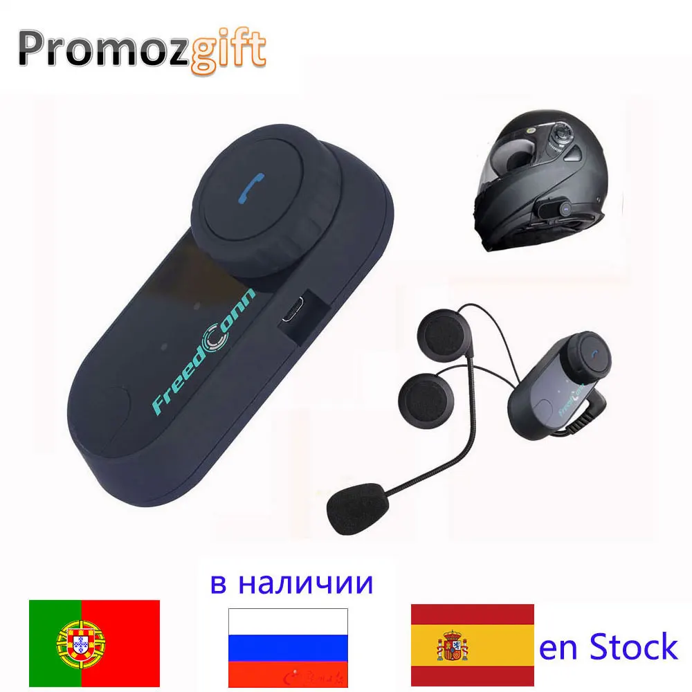 Водонепроницаемые Bluetooth-наушники для мотоциклетного шлема беспроводные