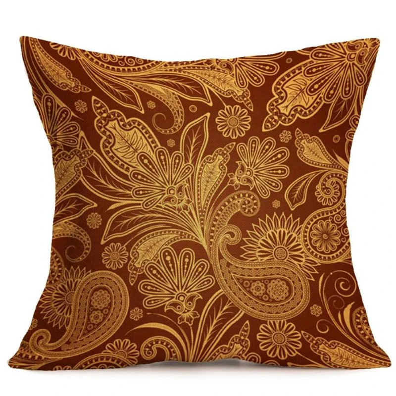 New Bohemian Pattern Throw Pillow Cover Car Cushion Cover Pillowcase Home Decor02