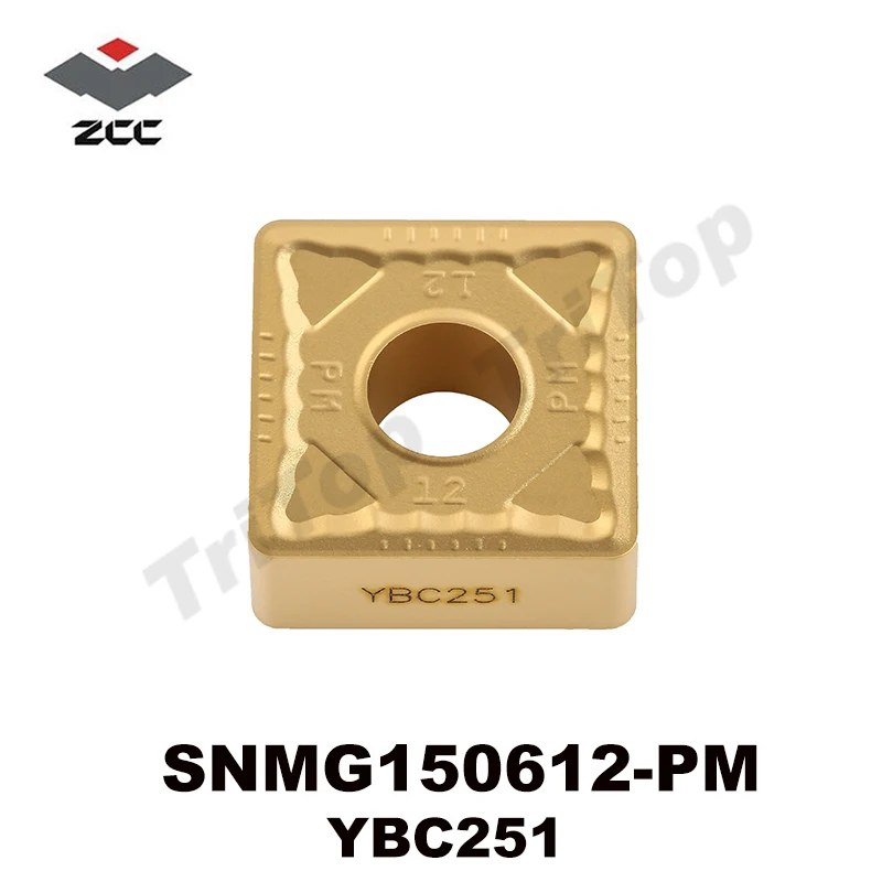 

FREE SHIPING SNMG 150612 -PM YBC251 ZCC.CT CUTTING TOOL TURNING INSERTS for MSSNR MSKNR MSBNR MSRNR Series Lathe Tool SNMG543