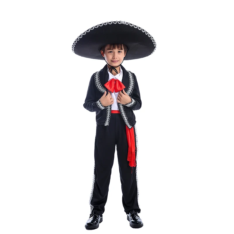 Традиционная Мексиканская танцовщица Mariachi Amigo детский фестиваль для мальчиков и