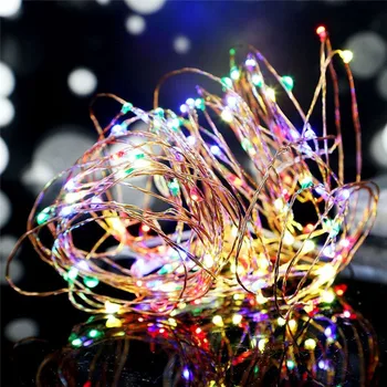 

3.0M 30Led Strings Copper Wire 3XAA Battery Operated Christmas Wedding Party Decoration LED String Fairy Lights