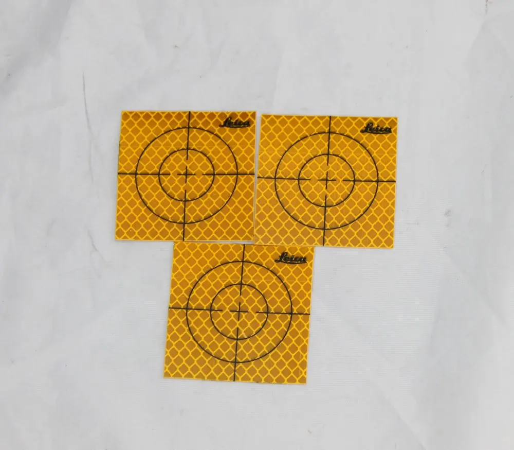 

New 200PCS Yellow reflective sheetSheet 30MM -30MMReflective tape target TOTAL STATION