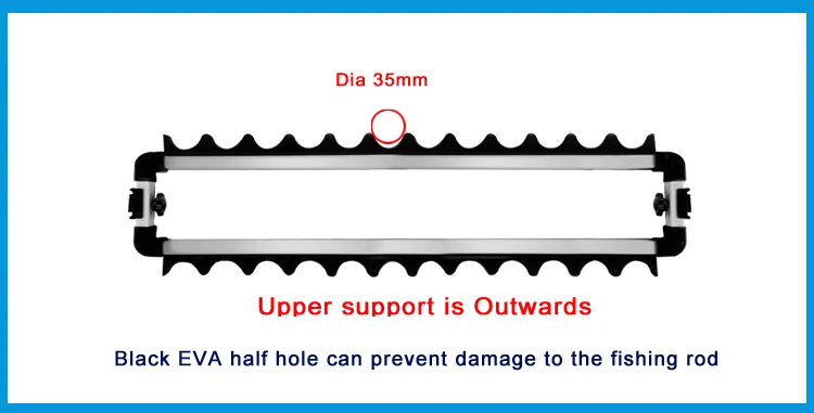 Держатель для удочки из алюминиевого сплава, подставка для удочки, набор для удочки, емкость 24 шт., все виды Удочек