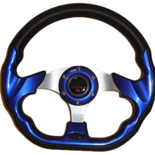 Высокое качество 320 мм Автомобильный руль 13 дюймов гоночный спортивный Авто Руль из искусственной кожи