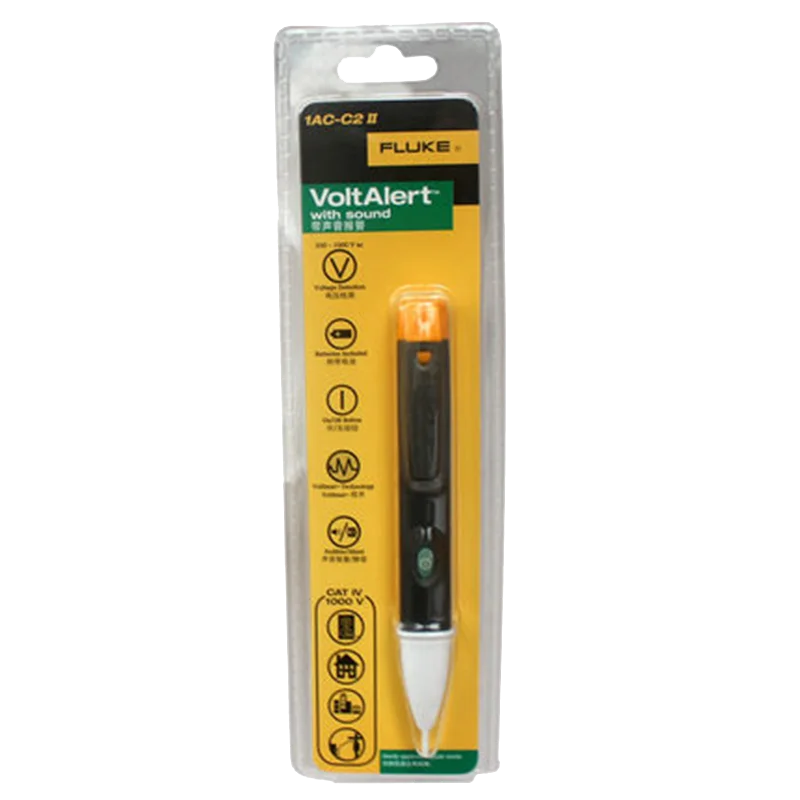Kopen Fluke 2AC Voltalert Contactloze Voltage Voltalert Detector Pen 200 1000V Tester Stok