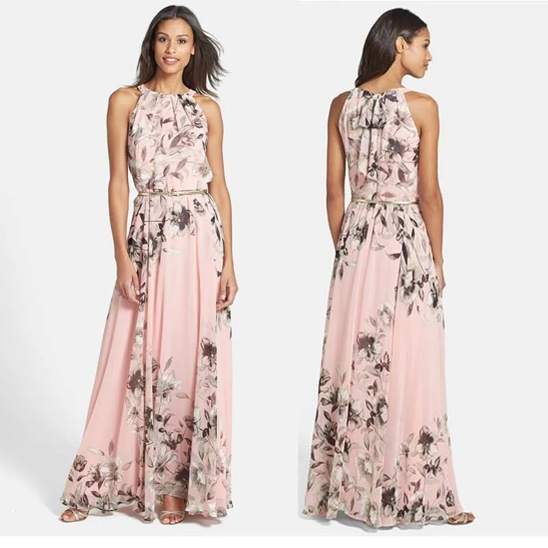 Sommerkleid Frauen Madchen Kleider Maxi Strand Lange Party Hochzeit Elegante Chiffon Baumwolle Abend Russischen Stil Print Gurtel Summer Dress Dress Maxisummer Dress Women Aliexpress