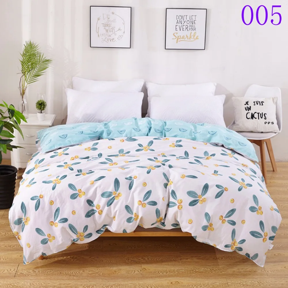 1Pcs Cotton Duvet Cover Adults Kids Bedroom Twin Full ...