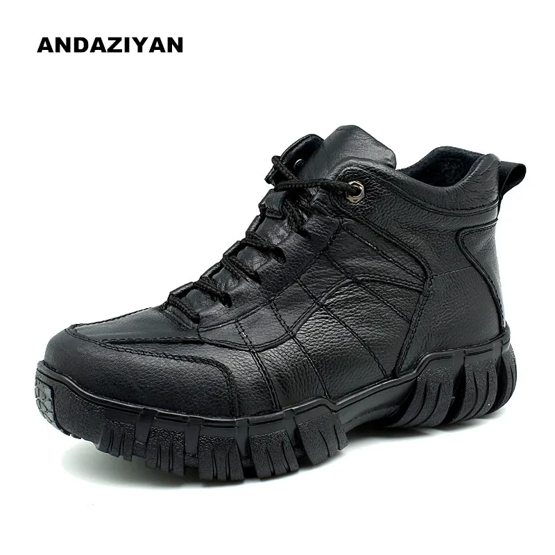 

Men's outdoor shoes leather high to help leather shoes men