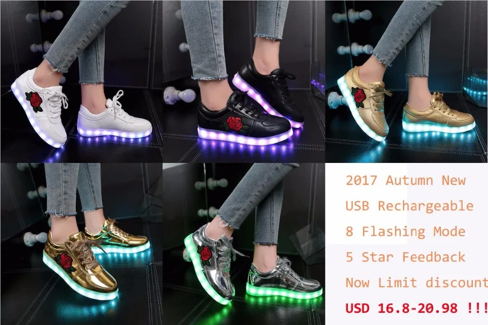 slippers for boy KRIATIV USB Charger Children Led Shoes for Boy&Girl Glowing Sneakers Kids Light Up Shoes Led Slippers Casual Luminous Sneakers extra wide children's shoes