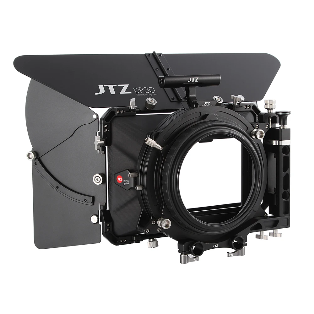 JTZ DP30 Cine Carbon Fiber 4x5.65" Matte Box 15mm/19mm For CANON Sony