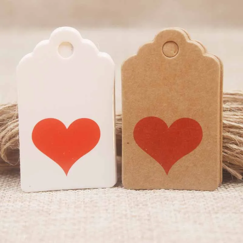5*3 см гребешок Diy red heart cut Свадебная подвешенная бирка, благодарственные подарки карта-метка Бумага Ручной Работы Висячие бирки 500+ 500 струны/лот