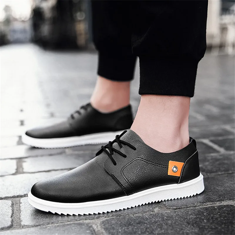 

Shoes Men Flats Canvas Lacing Shoes Breathable Men Casual Shoes Spring/Autumn 2019 New Loafers Moccasins Breathable Slip on