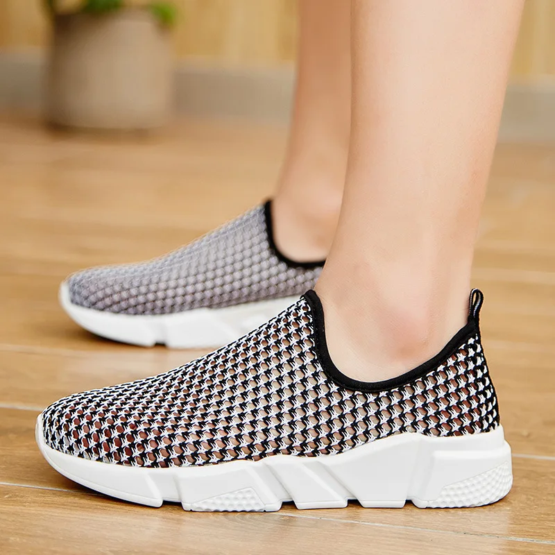 امرأة mountaining المنبع المشي أحذية الانزلاق على ارتداء مقاومة الأحذية الرياضية الهواء مش رياضة zapatillas deportivas موهير