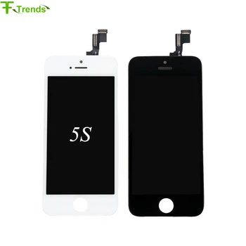 

FFtrends 5pcs/lot 100% Test AAA Quality screen For iPhone 5S/5c/5 Pantalla Digitizer Assembly Black White Free Shipping By DHL