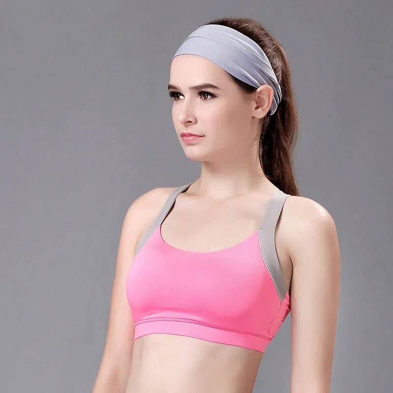 Women Yoga Top Sexy Push up Sports Bra Cotton Padded Sport Bra Fitness
