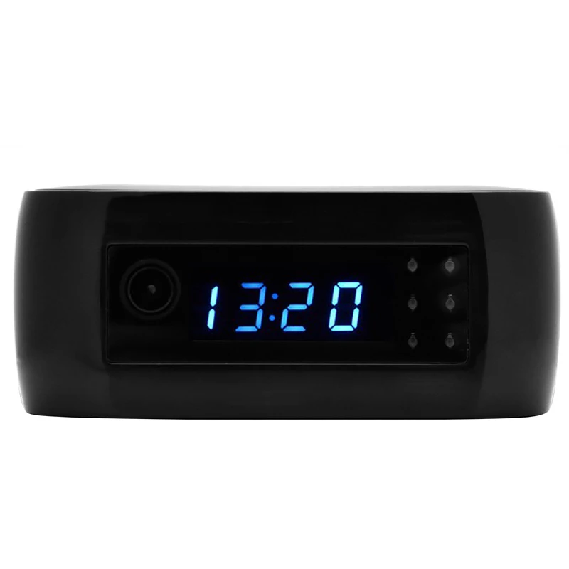 Wistino 1080P wifi мини камера Будильник времени Беспроводная няня часы P2P CCTV Домашняя
