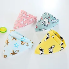 50 шт./лот Детские нагрудники и салфетки для отрыжки хлопок милый детский фартук Питание Молоко аксессуар для кормления вещи для младенцев шарф