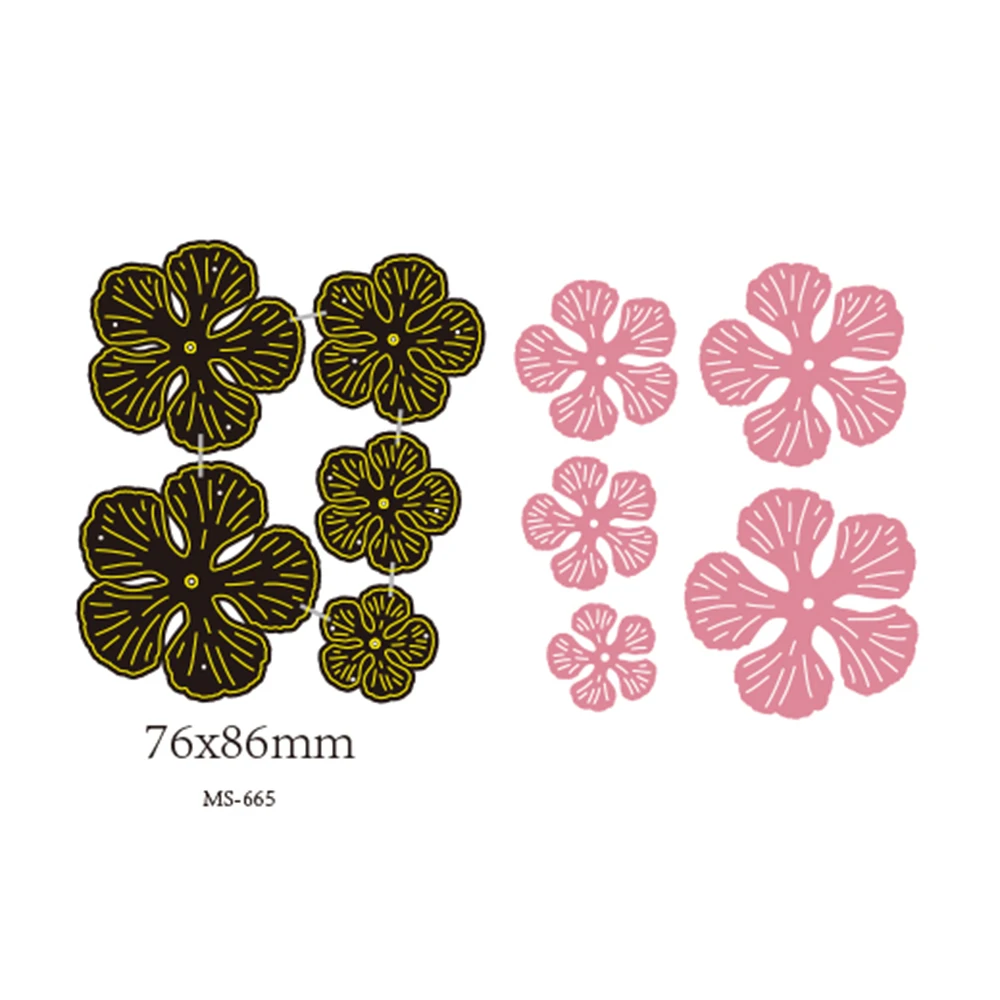 

Flowers Metal Cutting Dies 3D DIY Scrapbooking Carbon Sharp Craft Die Photo Invitation Cards Decoration Christmas Cutting Dies