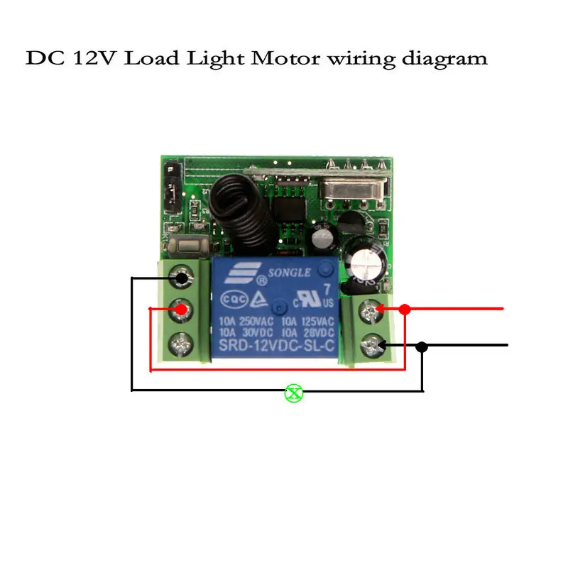 Мини DC 12V 10A 1CH 1 CH Пульт дистанционного управления RF беспроводной приемник