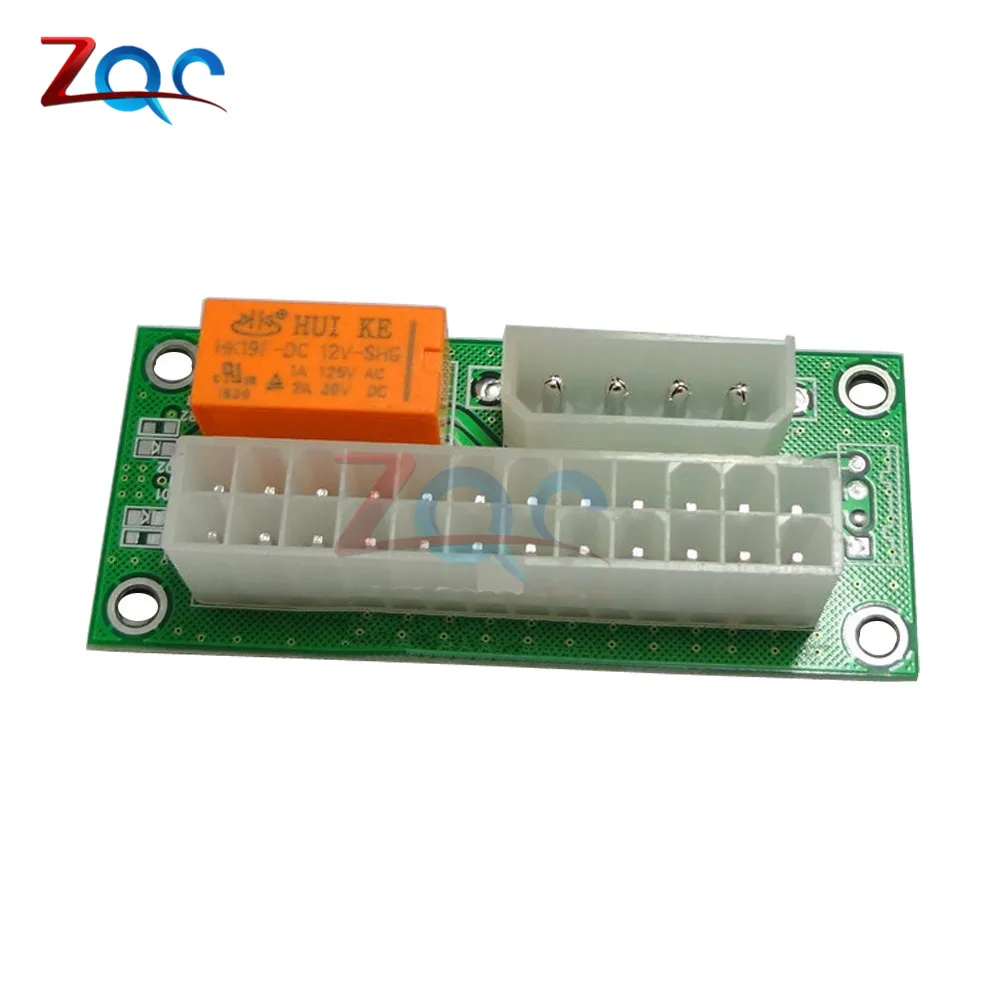 ATX 24Pin к Molex 4Pin Dual PSU источник питания синхронизация стартер удлинитель Кабель