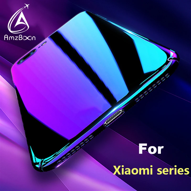 

AmzBoon Case For Xiaomi 5X A1 Luxury Aurora Gradient Color Transparent Coque For mi 8 Redmi 5 Plus Note 5 PRO & 5A 6 Light Cover