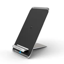 Ультра тонкий 10 Вт Qi Беспроводное зарядное устройство для iPhone X 8 samsung S9 S8 Plus Note 8 телефон быстрое Qi зарядное устройство зарядная док-станция