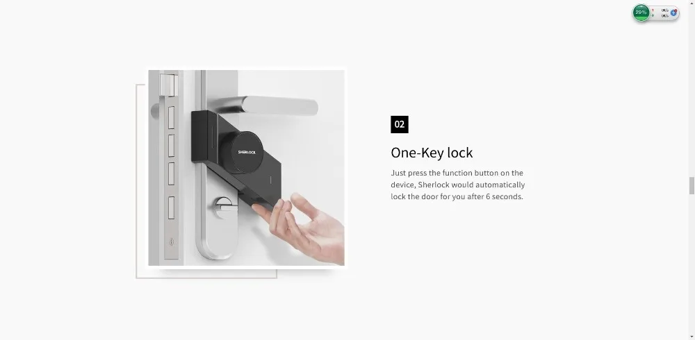 Xiaomi Mijia Sherlock S1 Smart Stick Lock, добавить отпечаток пальца/пароль диск для Xiaomi Smart Home Kit