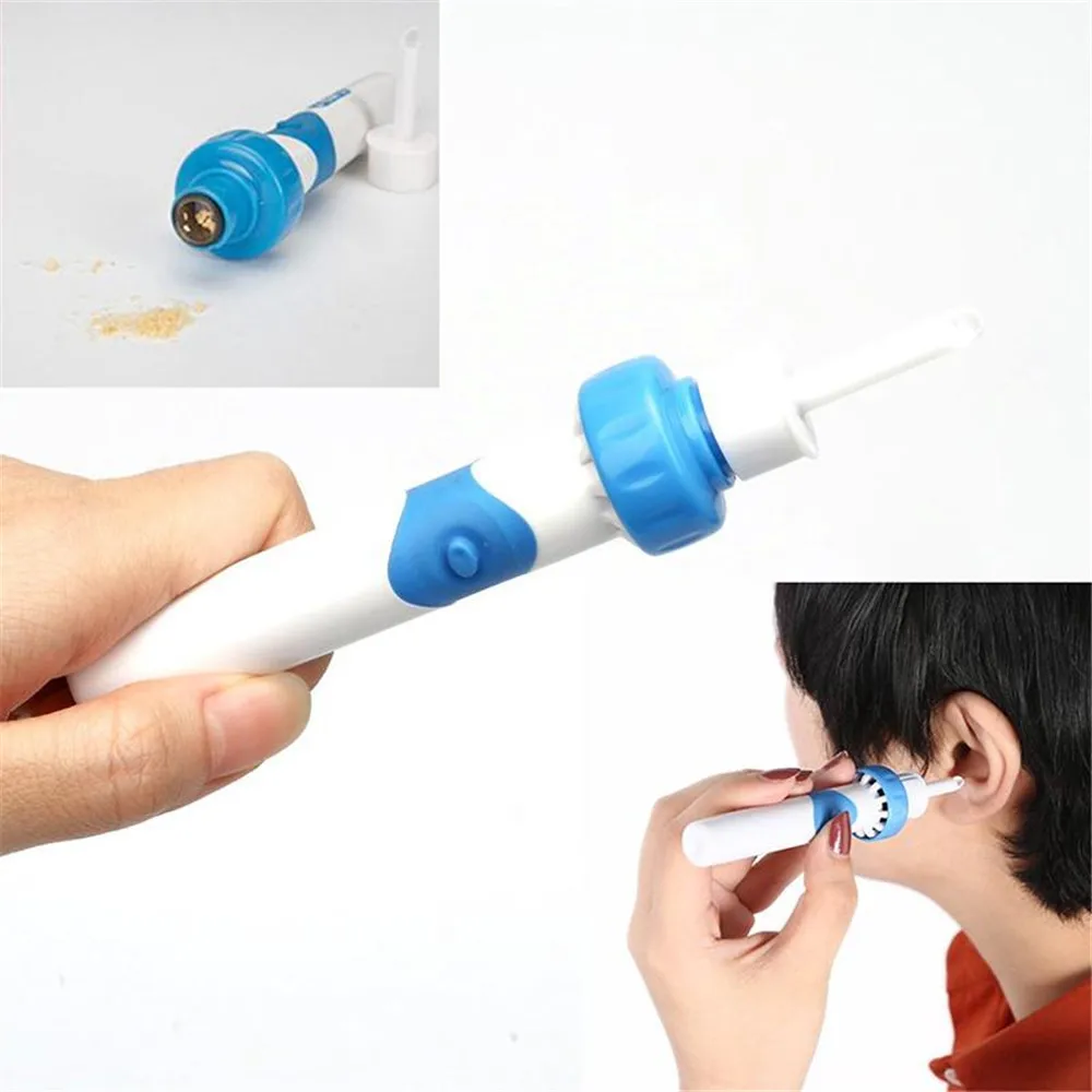 Портативный Электрический беспроводной пылесос для ушей, Безопасный инструмент для чистки ушей, безопасный уход за ушами