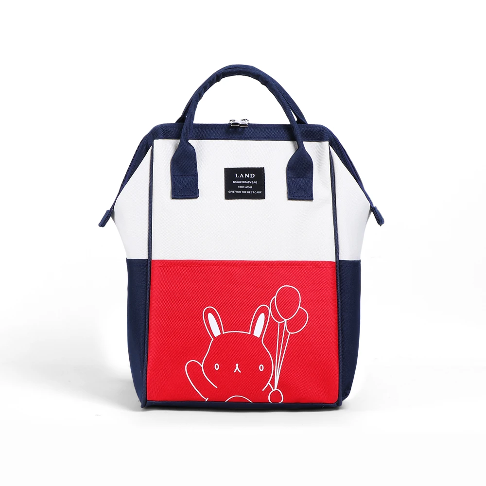 

LANDUO Mommy Diaper Bags Cartoon Backpacks Mini Handbags Mummy Nappy Backpacks for Baby Nursing Bags animal print MPB18