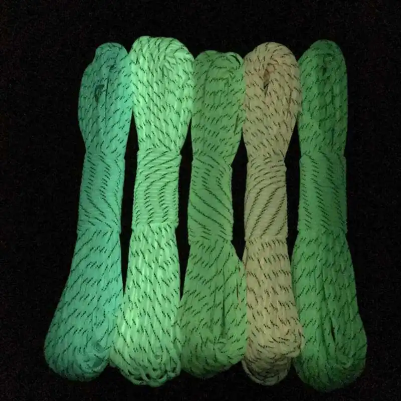 مضيئة Paracord 550 100FT المظلة الحبل الحبل حبل 7 السواحل النوى في الهواء الطلق تسلق التخييم خيمة بقاء اكسسوارات مضيئة Paracord 550 100FT المظلة الحبل الحبل حبل 7 السواحل النوى في الهواء الطلق تسلق التخييم خيمة بقاء اكسسوارات