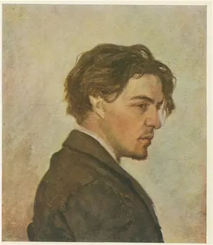 

Artist Perfect oil painting hand painted 20x24in on Canvas : Chekhov , Russian writer #free shipping