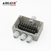 100*68*50 мм 1 вход 1 выход с 8 бит TBC терминал водонепроницаемый ящик наружная кабельная распределительная коробка ABS пластиковый щит распределения