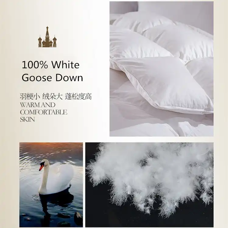 100 White Goose Down Comforter For Winter Autumn Duvet Insert