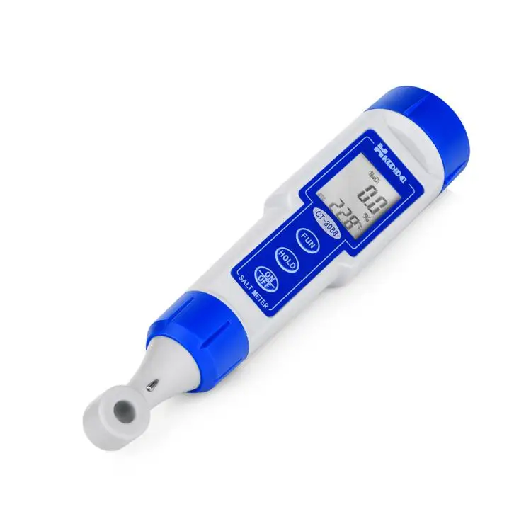 

2in1 Waterproof Inductive Salt Meter&Temp Pen Type Salinometer Tester 0-10.0% Food Aquarium Swimming Pools Water Salinity Tools