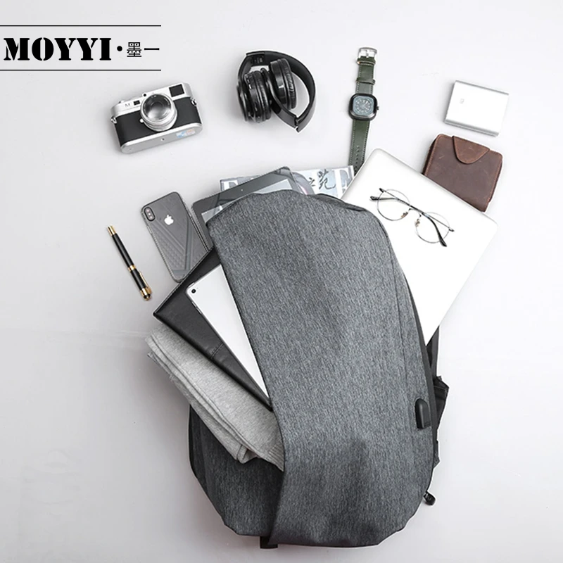 

MOYYI Large Capacity Backpack with USB Charging Multi-layer Capacity with Super High Quality Stundet Casual Style Bag