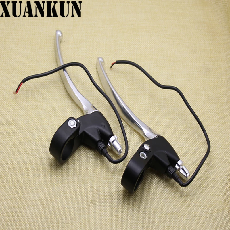XUANKUN Aluminum Pedal Electric Car Battery Electric Bicycle Brake Handle Brake to Brake