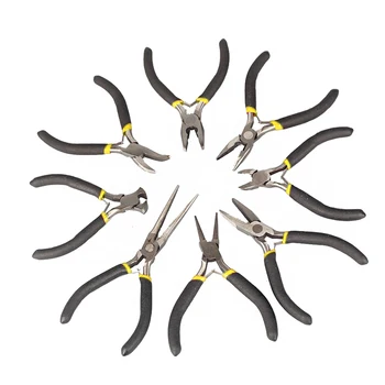 

8pcs New Jewellery Making Tools Beading Pliers Round Flat Wire Side Cutters Kit Set