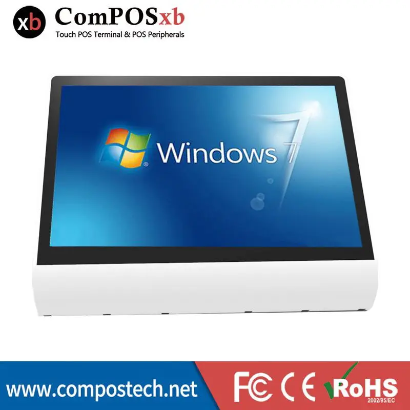 ComPOSxb POS системы 12 дюймов сенсорный экран мониторы в ресторан кассовый аппарат/все в одном ПК для розничного магазина - Цвет: POS8812Pro