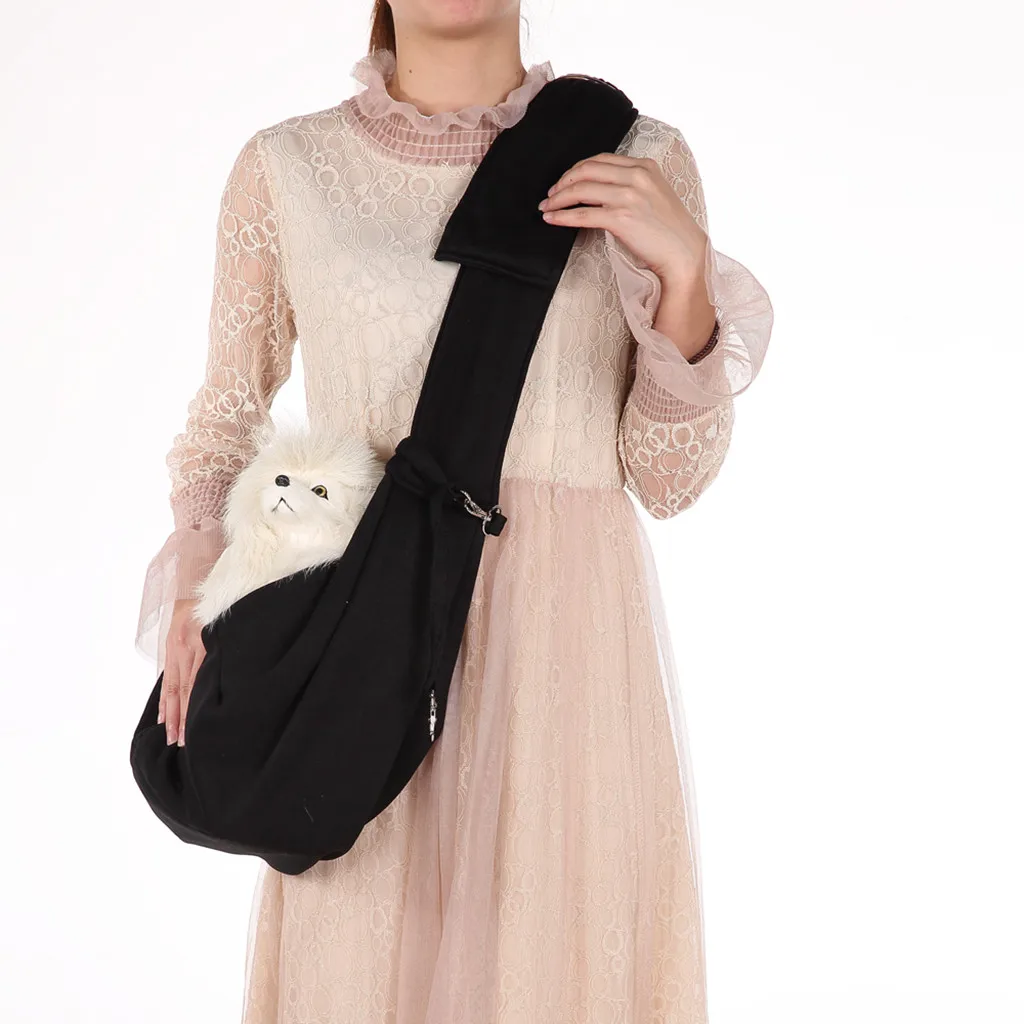 Hands-Free Двусторонняя маленькая сумка для собак кошка слинг переноска сумка дорожная сумка-тоут слинг мягкая классическая решетка Регулируемая сумка