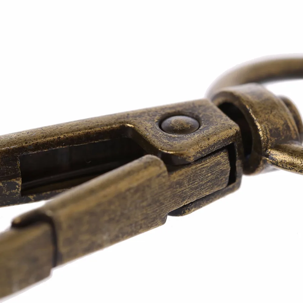 THINKTHENDO 6Pcs 48x1.6x1cm Swivel Clasp Spring Snap Hook Key Ring Chain Bag Hardware Accessories 7 Color THINKTHENDO 6Pcs 48x1.6x1cm Swivel Clasp Spring Snap Hook Key Ring Chain Bag Hardware Accessories 7 Color