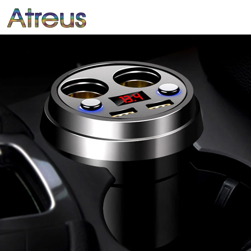 Многофункциональное автомобильное зарядное устройство Atreus 3 1 А прикуриватель