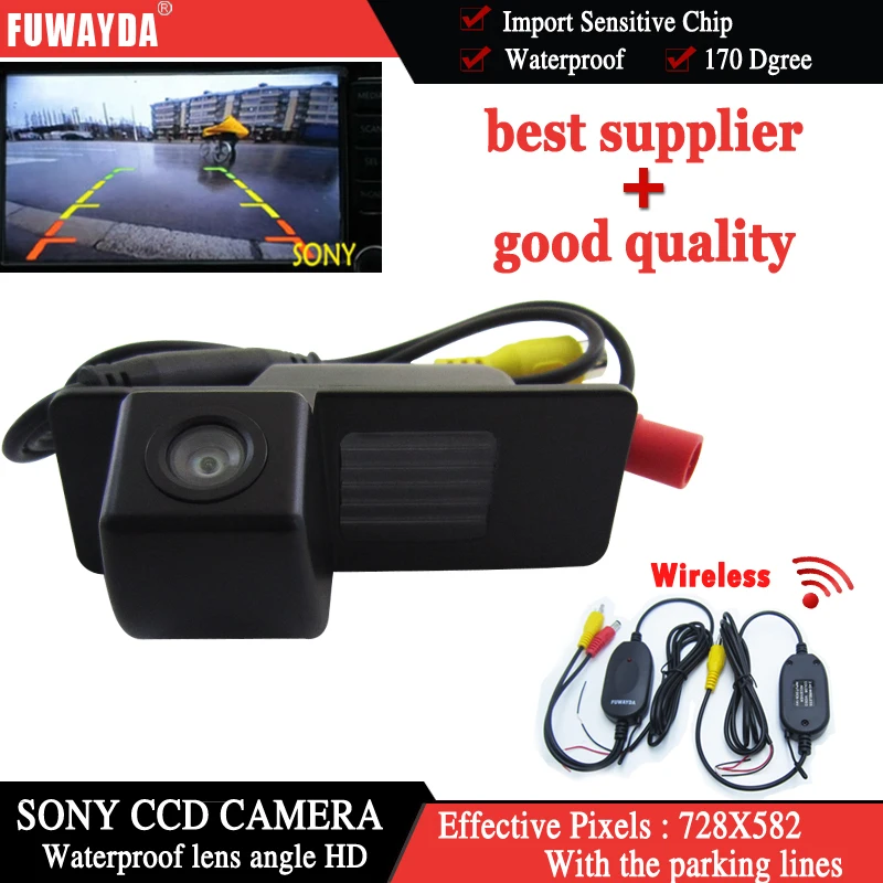 

FUWAYDA Wireless SONY CCD RearView Camera backup parking camera night vision waterproof for Chevrolet Trailblazer Opel Mokka