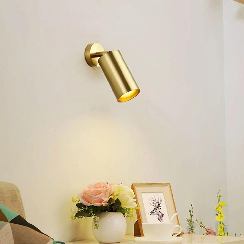 Современный настенный светильник в скандинавском стиле, минималистичный Золотой потолочный светодиодный светильник, шкаф для одежды, настенный светильник для гостиной
